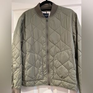 Grayers Quilted liner jacket in sage green size M